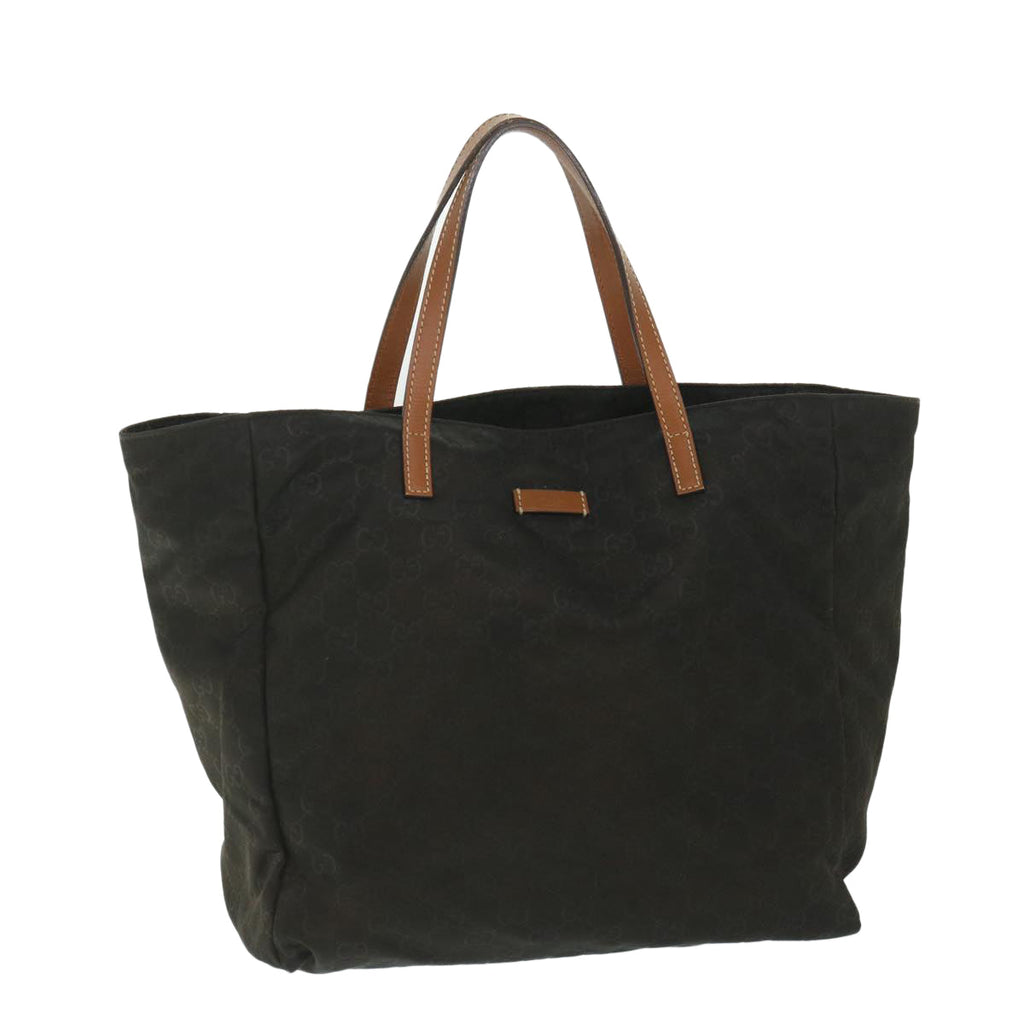 GUCCI GG Canvas Tote Bag Brown 282439 yk8824