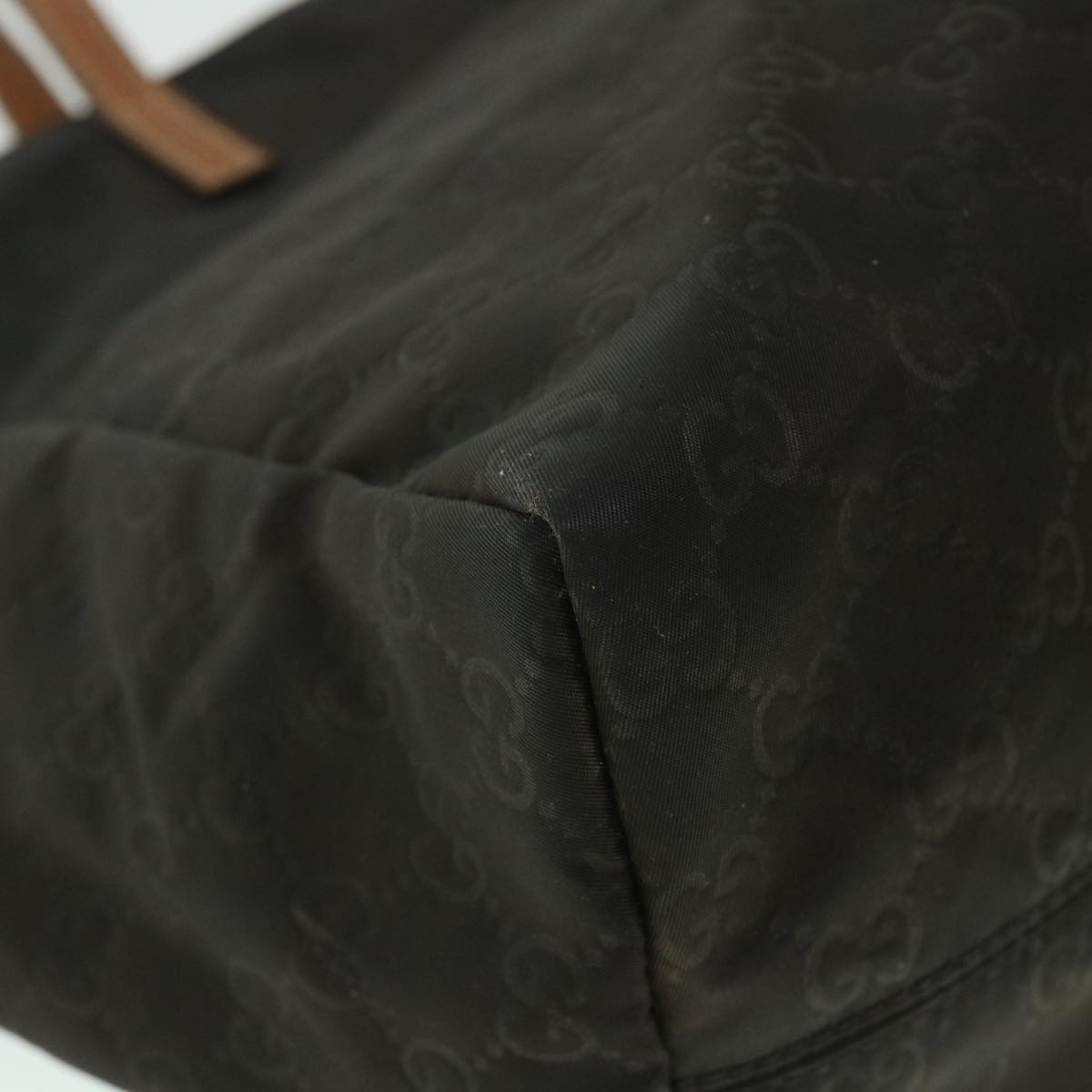 GUCCI GG Canvas Tote Bag Brown 282439 yk8824
