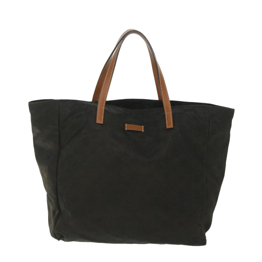 GUCCI GG Canvas Tote Bag Brown 282439 yk8824