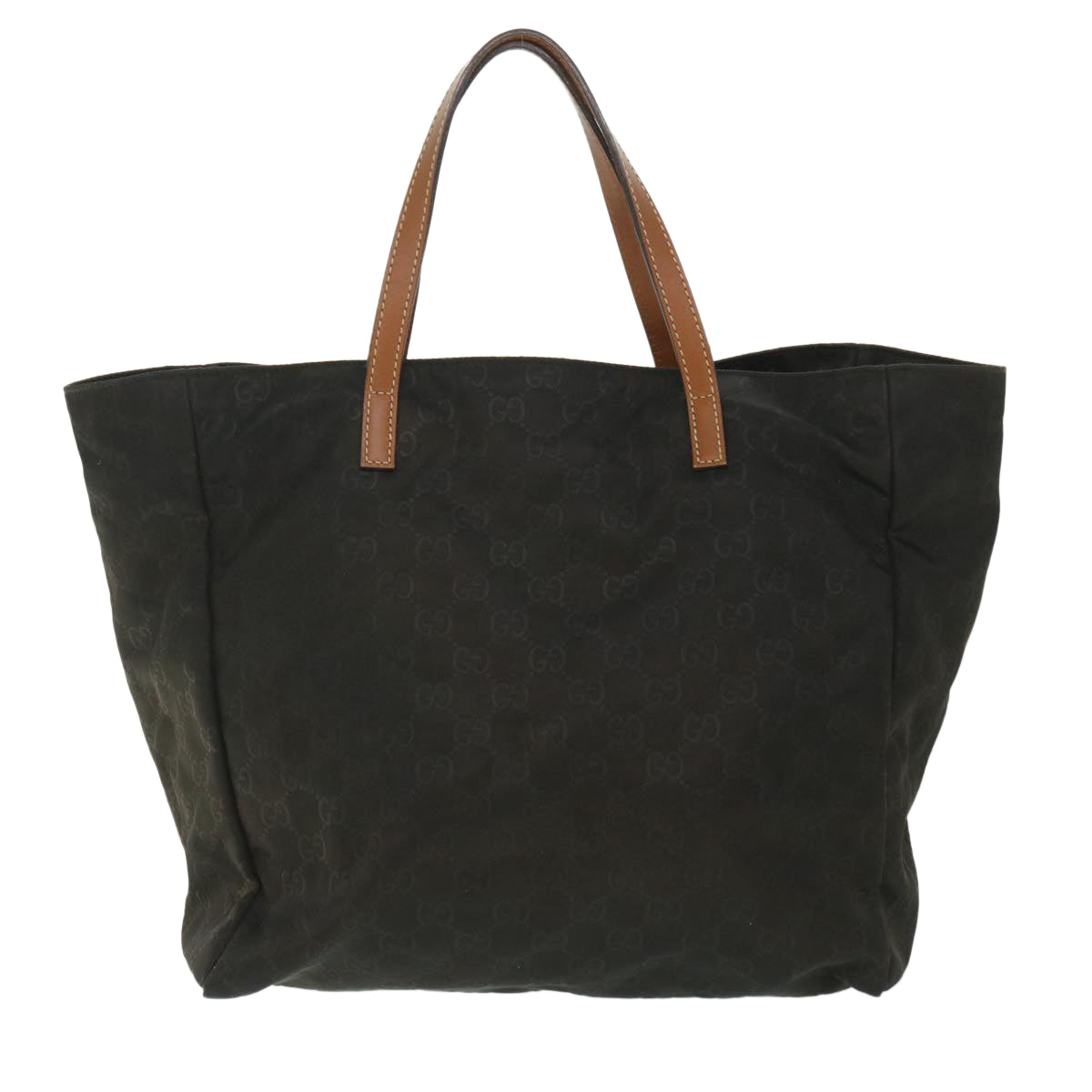 GUCCI GG Canvas Tote Bag Brown 282439 yk8824