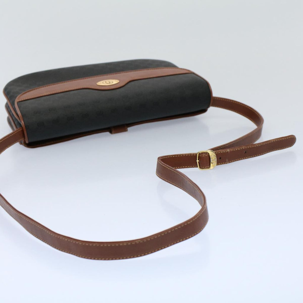 GUCCI Micro GG Canvas Shoulder Bag Black 004.106.0024 yk8830