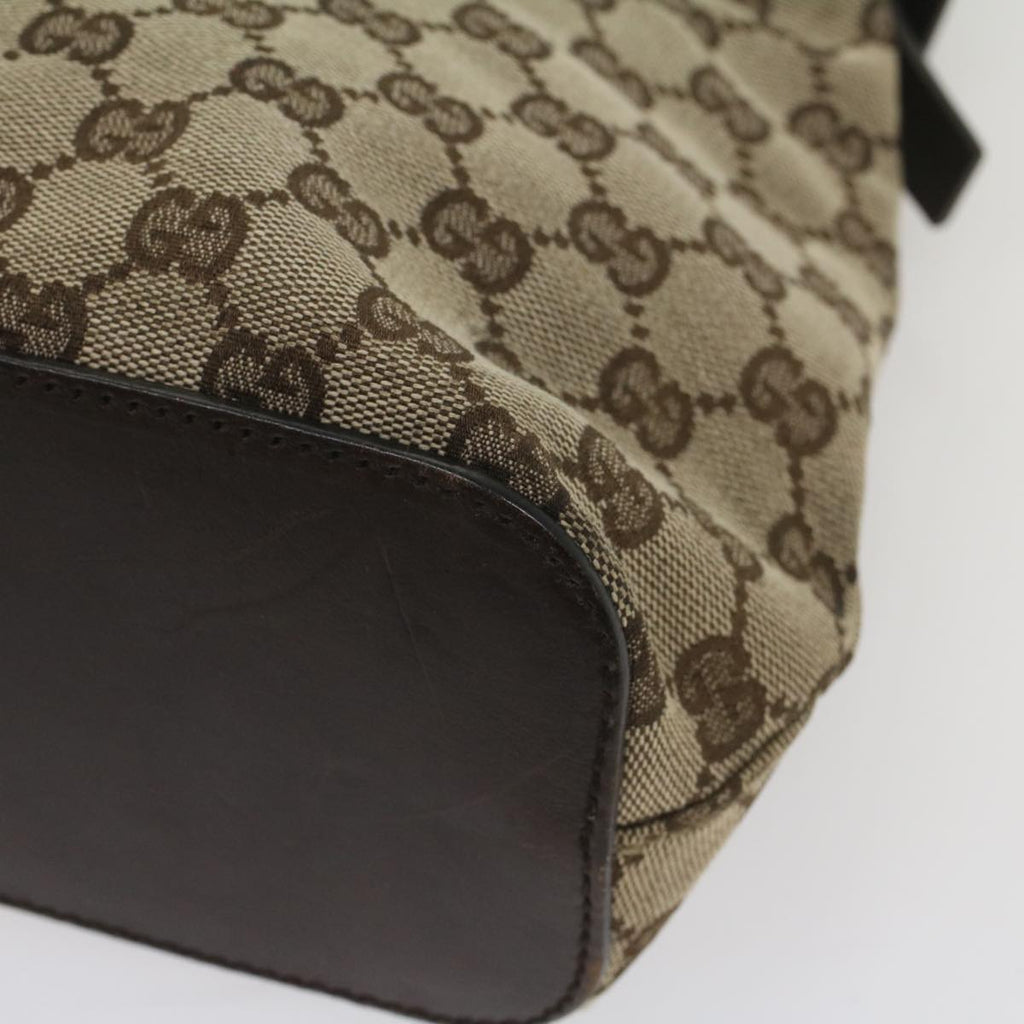 GUCCI GG Canvas Shoulder Bag Beige 107752 yk8859