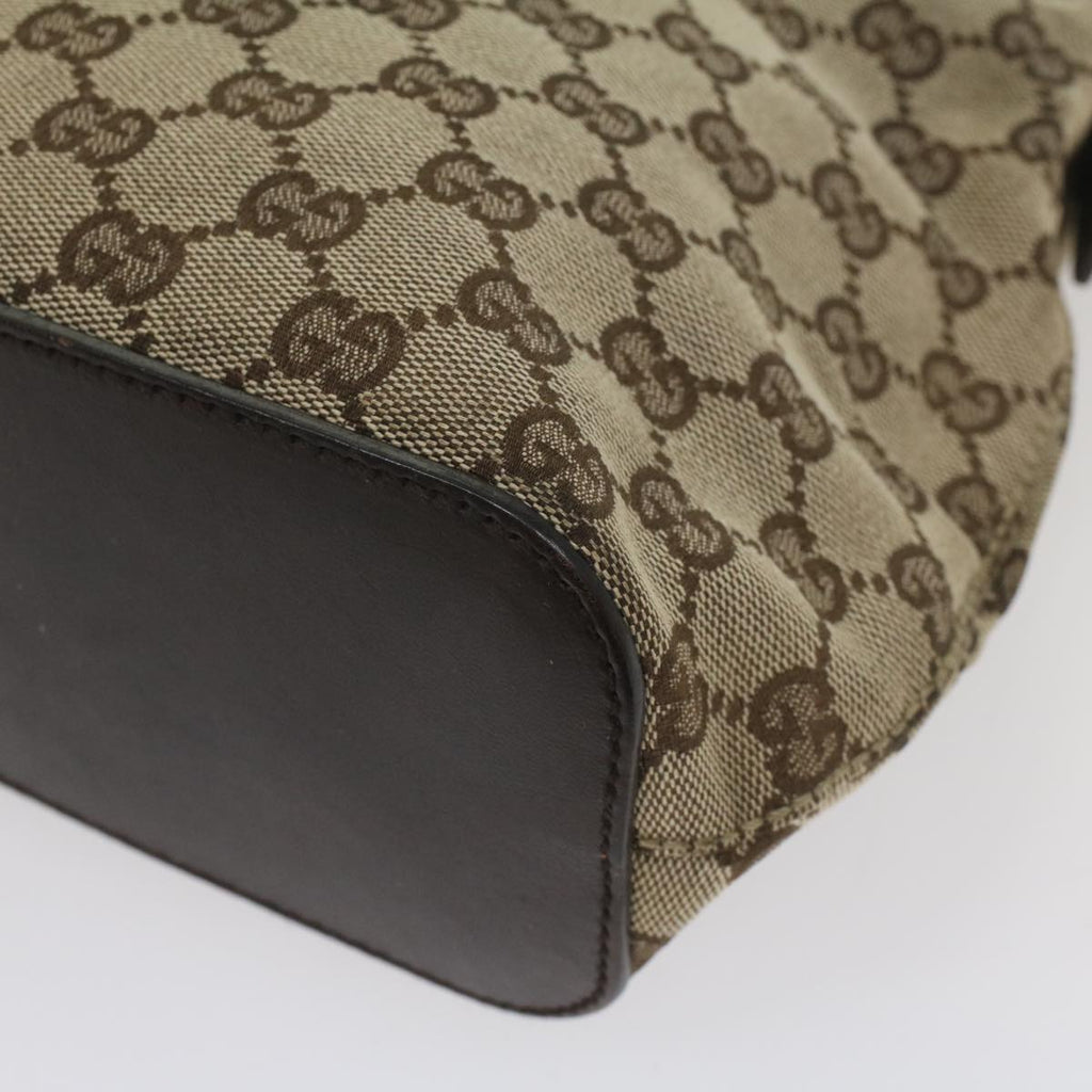 GUCCI GG Canvas Shoulder Bag Beige 107752 yk8859