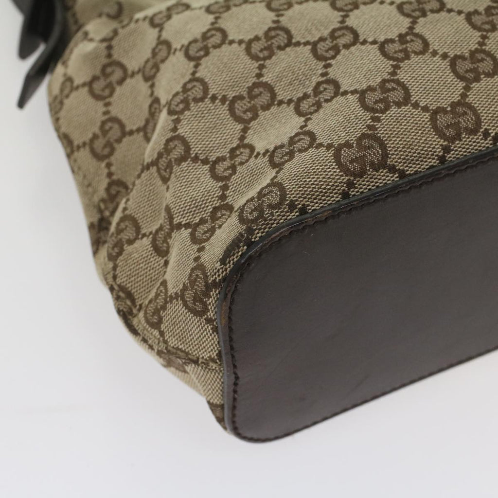 GUCCI GG Canvas Shoulder Bag Beige 107752 yk8859