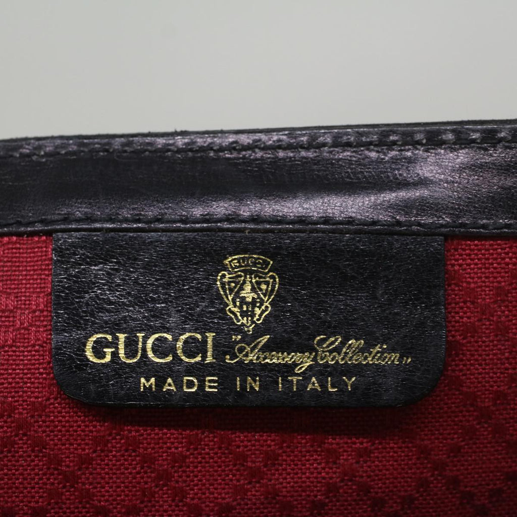 GUCCI GG Canvas Web Sherry Line Shoulder Bag Black Green Red yk8868