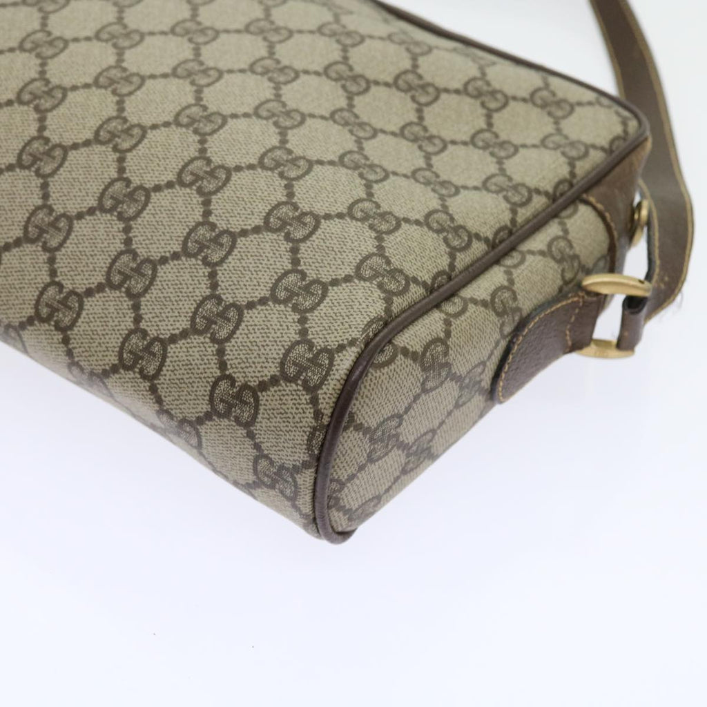 GUCCI GG Canvas Web Sherry Line Shoulder Bag Beige Red 40 02 088 yk8896