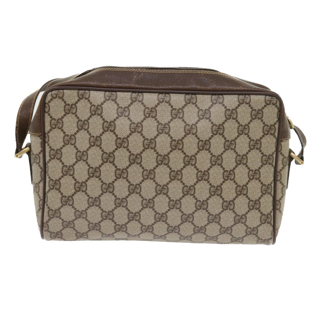 GUCCI GG Canvas Web Sherry Line Shoulder Bag Beige Red 40 02 088 yk8896