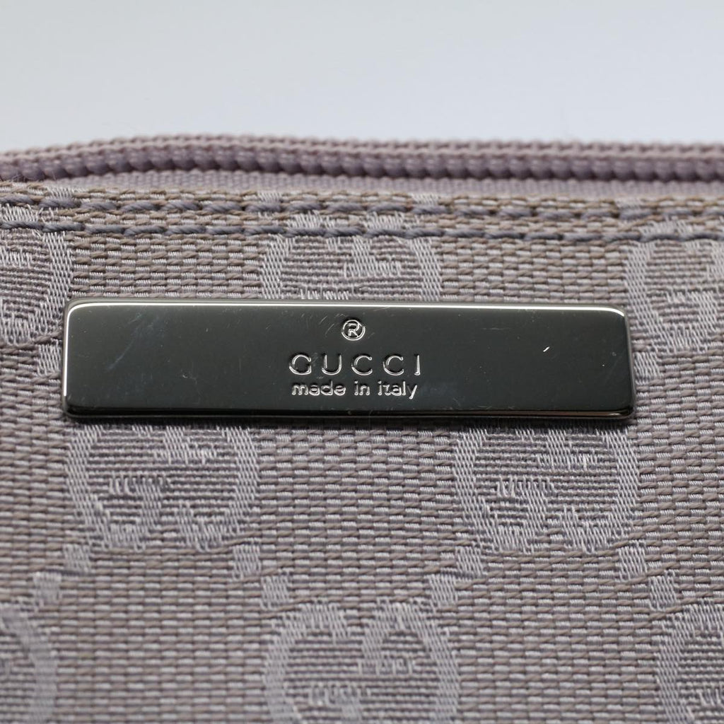 GUCCI GG Canvas Accessory Pouch Purple 07198 yk8914