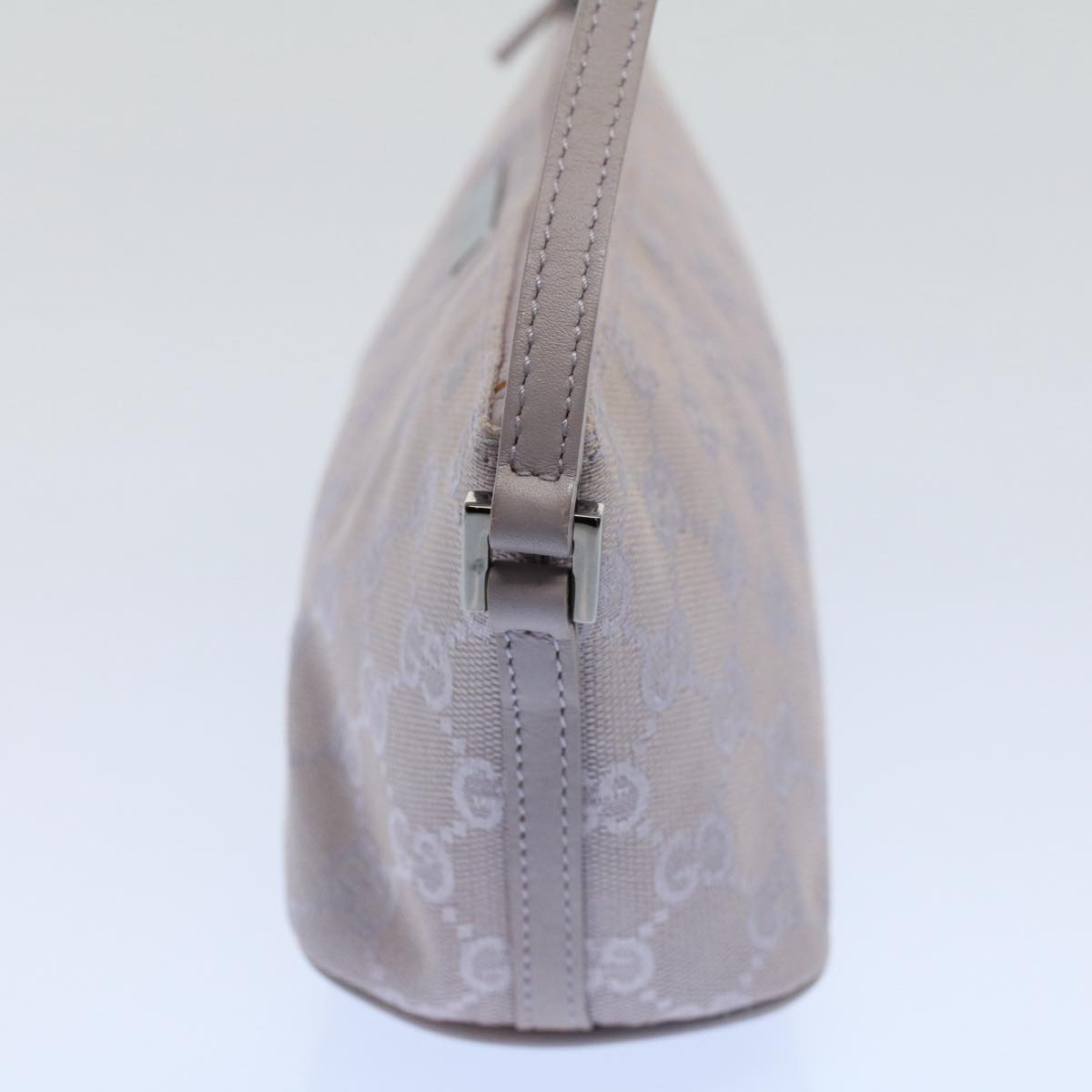 GUCCI GG Canvas Accessory Pouch Purple 07198 yk8914