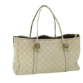 GUCCI GG Canvas Guccissima Tote Bag White 232957 yk8944