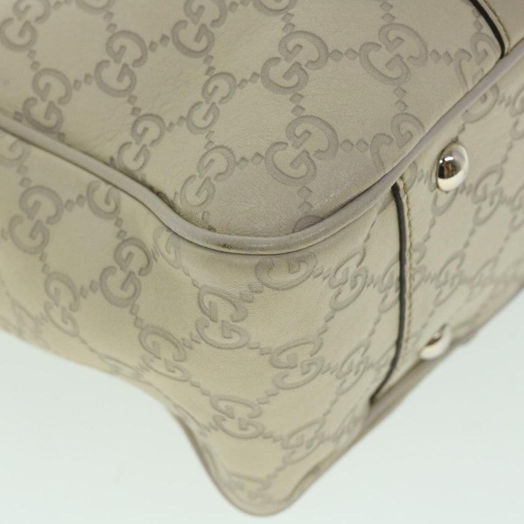 GUCCI GG Canvas Guccissima Tote Bag White 232957 yk8944