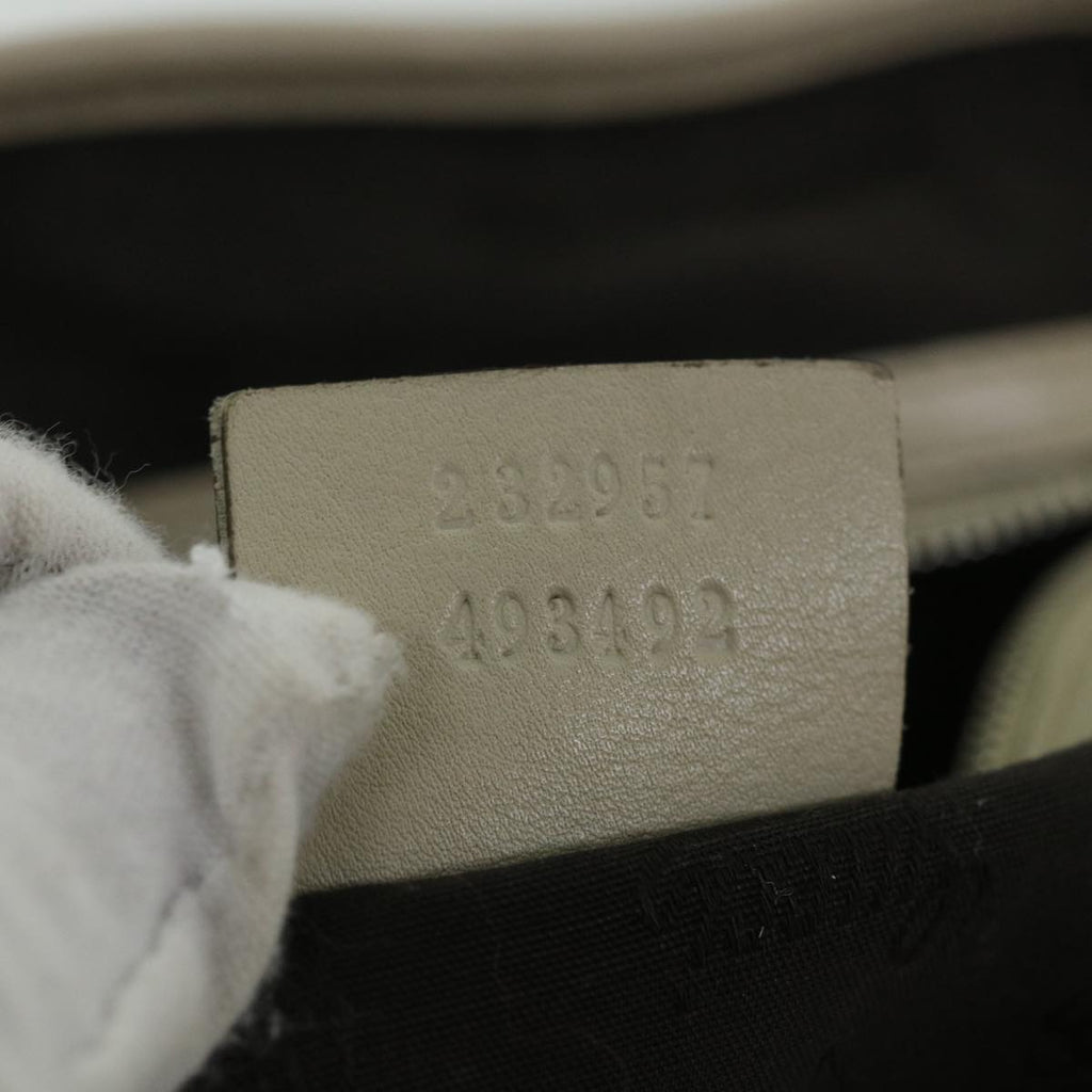 GUCCI GG Canvas Guccissima Tote Bag White 232957 yk8944