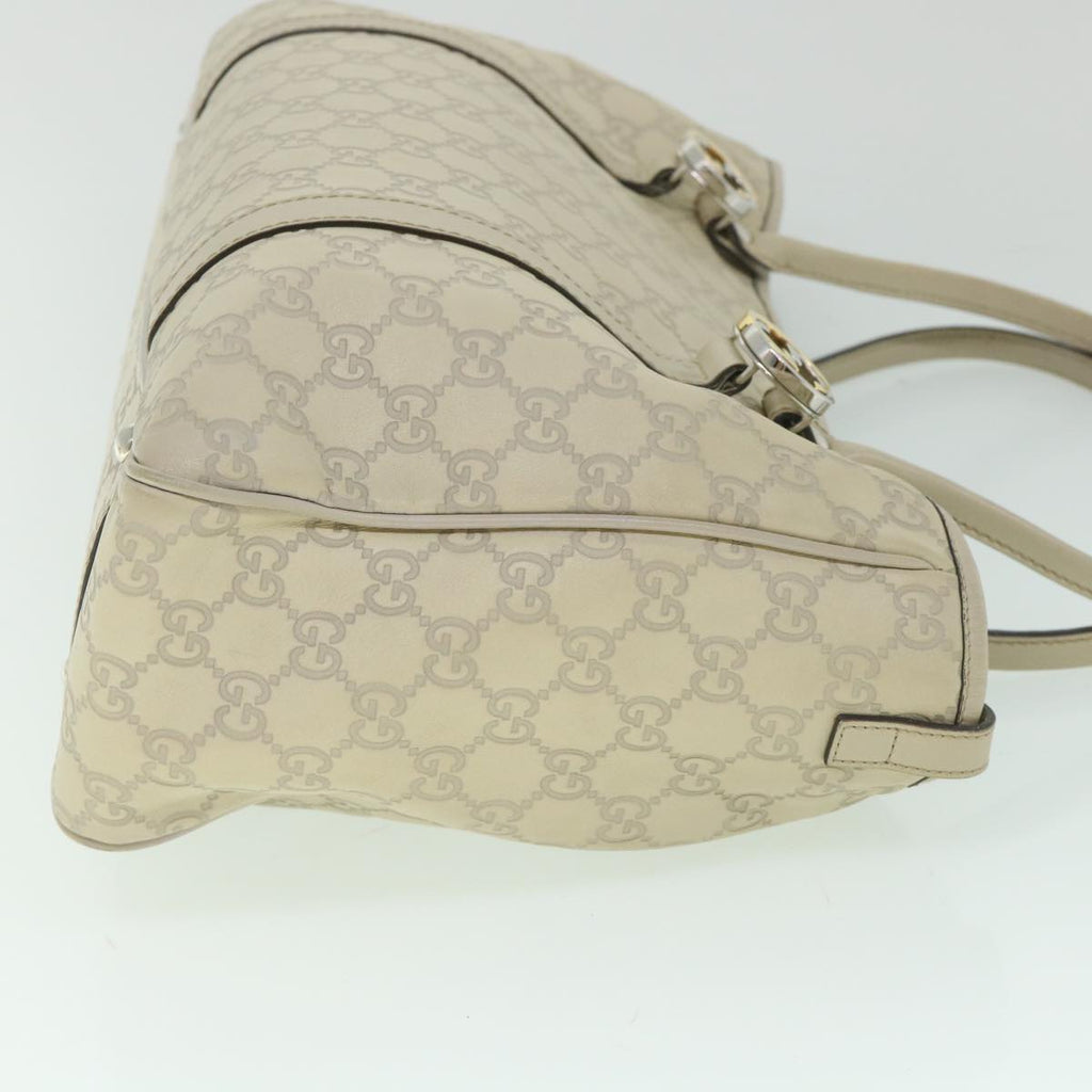 GUCCI GG Canvas Guccissima Tote Bag White 232957 yk8944
