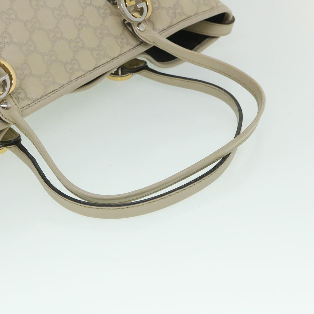 GUCCI GG Canvas Guccissima Tote Bag White 232957 yk8944