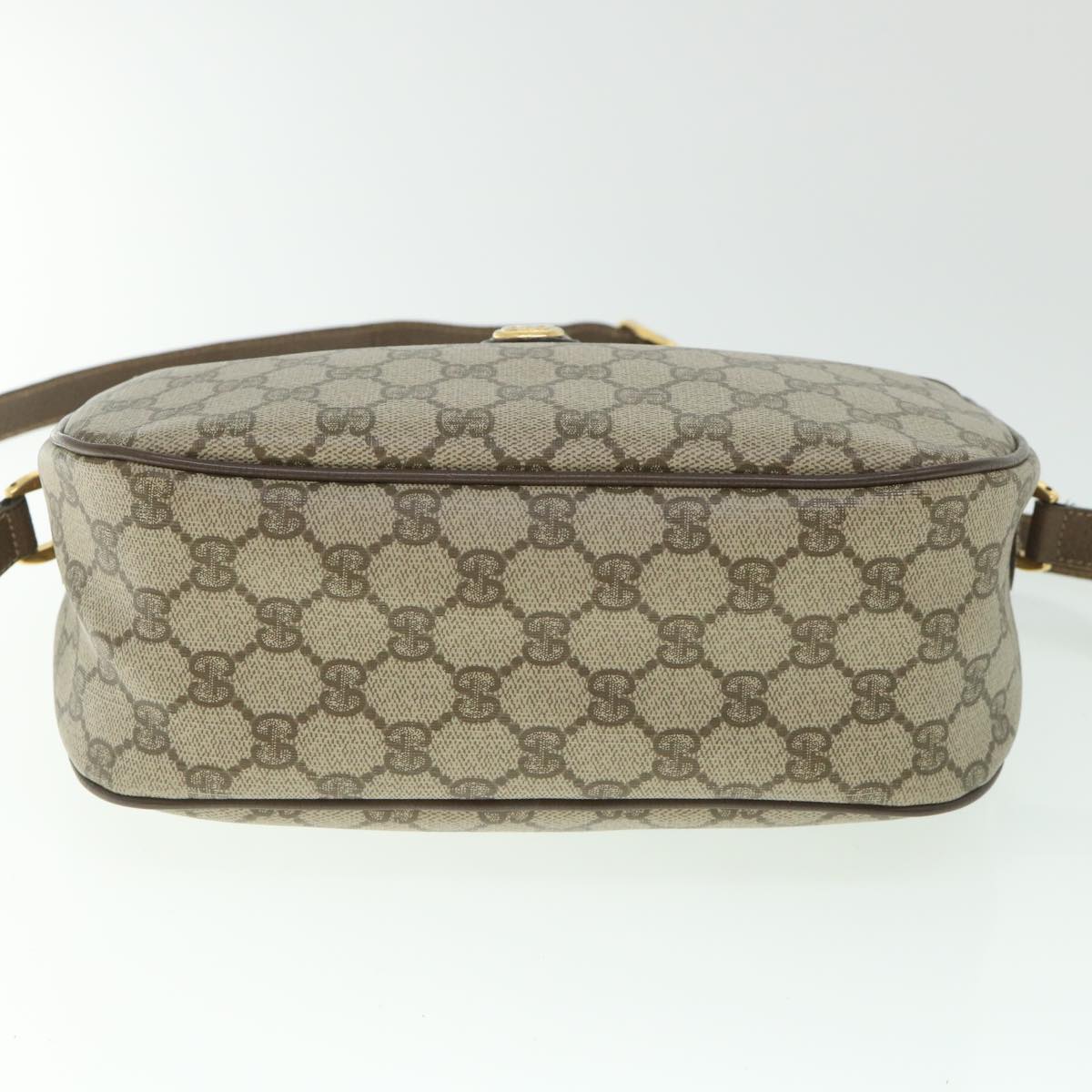 GUCCI GG Supreme Web Sherry Line Shoulder Bag Red Beige 89 02 077 yk8993