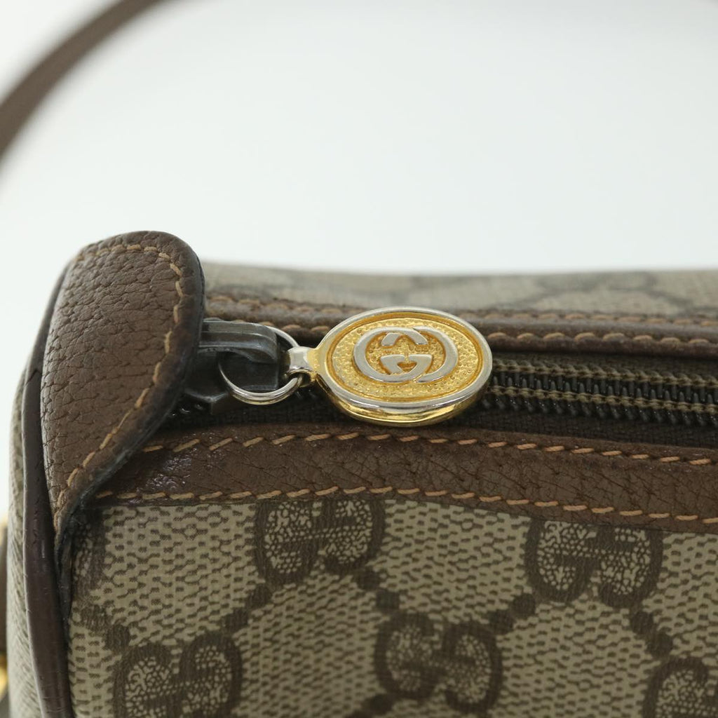 GUCCI GG Supreme Web Sherry Line Shoulder Bag Red Beige 89 02 077 yk8993