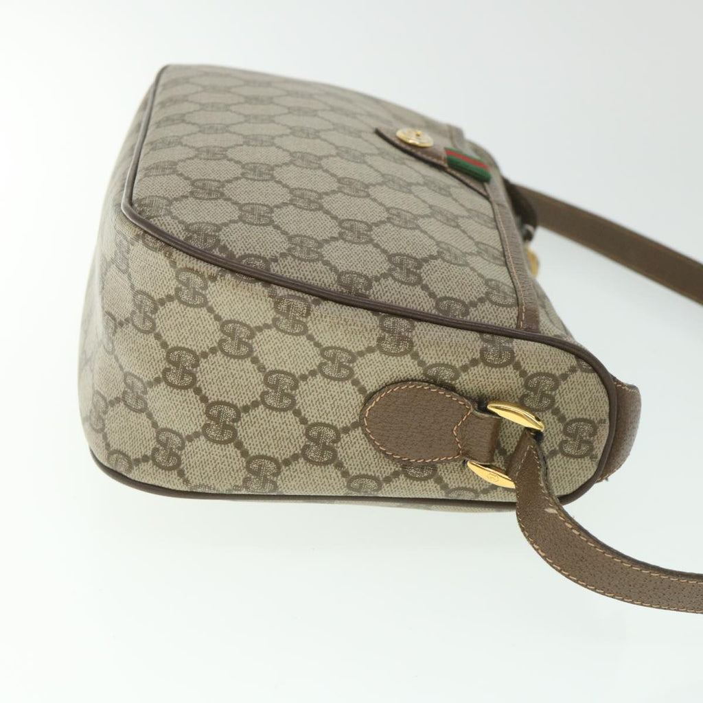 GUCCI GG Supreme Web Sherry Line Shoulder Bag Red Beige 89 02 077 yk8993