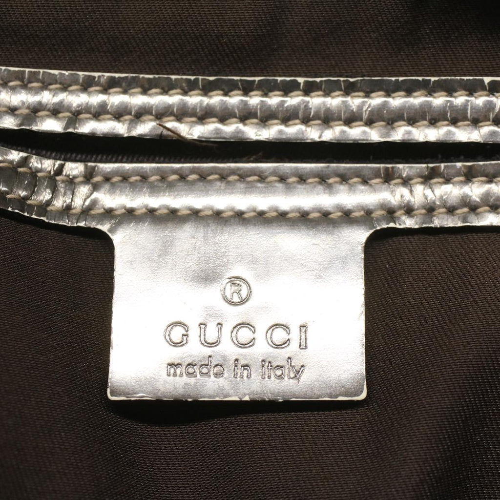 GUCCI GG Supreme Hand Bag PVC Leather Beige 189899 yk9051