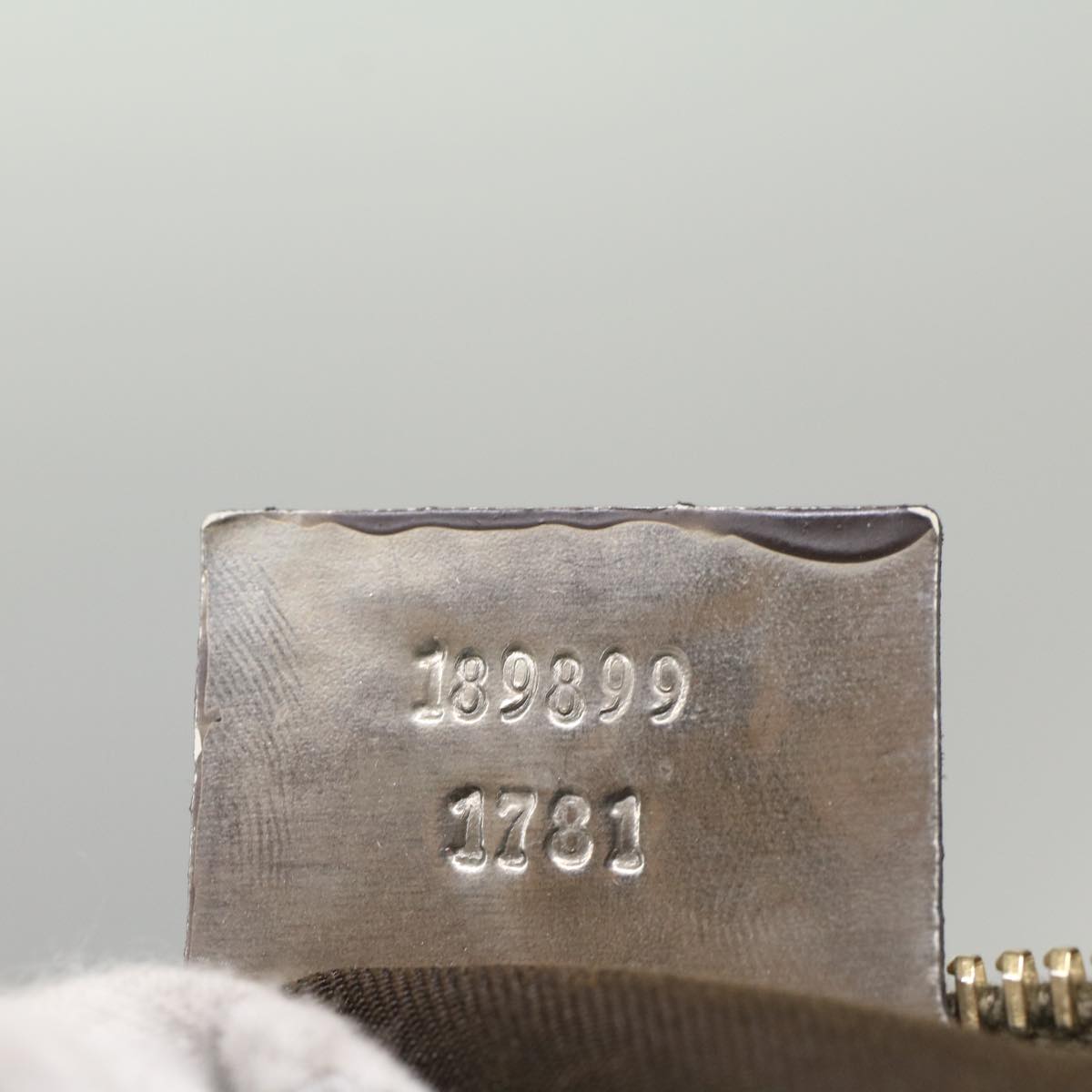 GUCCI GG Supreme Hand Bag PVC Leather Beige 189899 yk9051