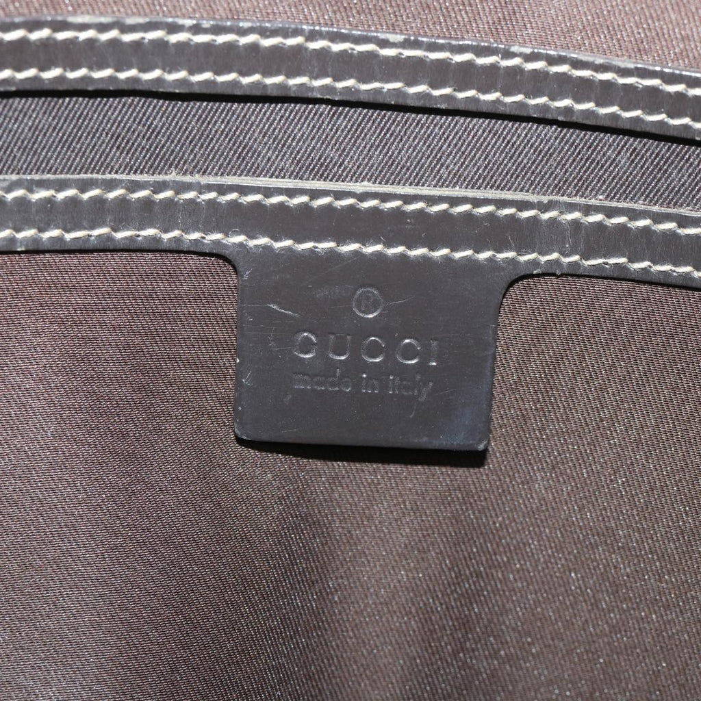 GUCCI GG Supreme Tote Bag PVC Leather Beige 197954 yk9076