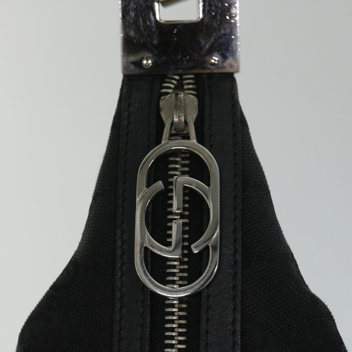 GUCCI GG Canvas Shoulder Bag Black 001 3814 yk9078