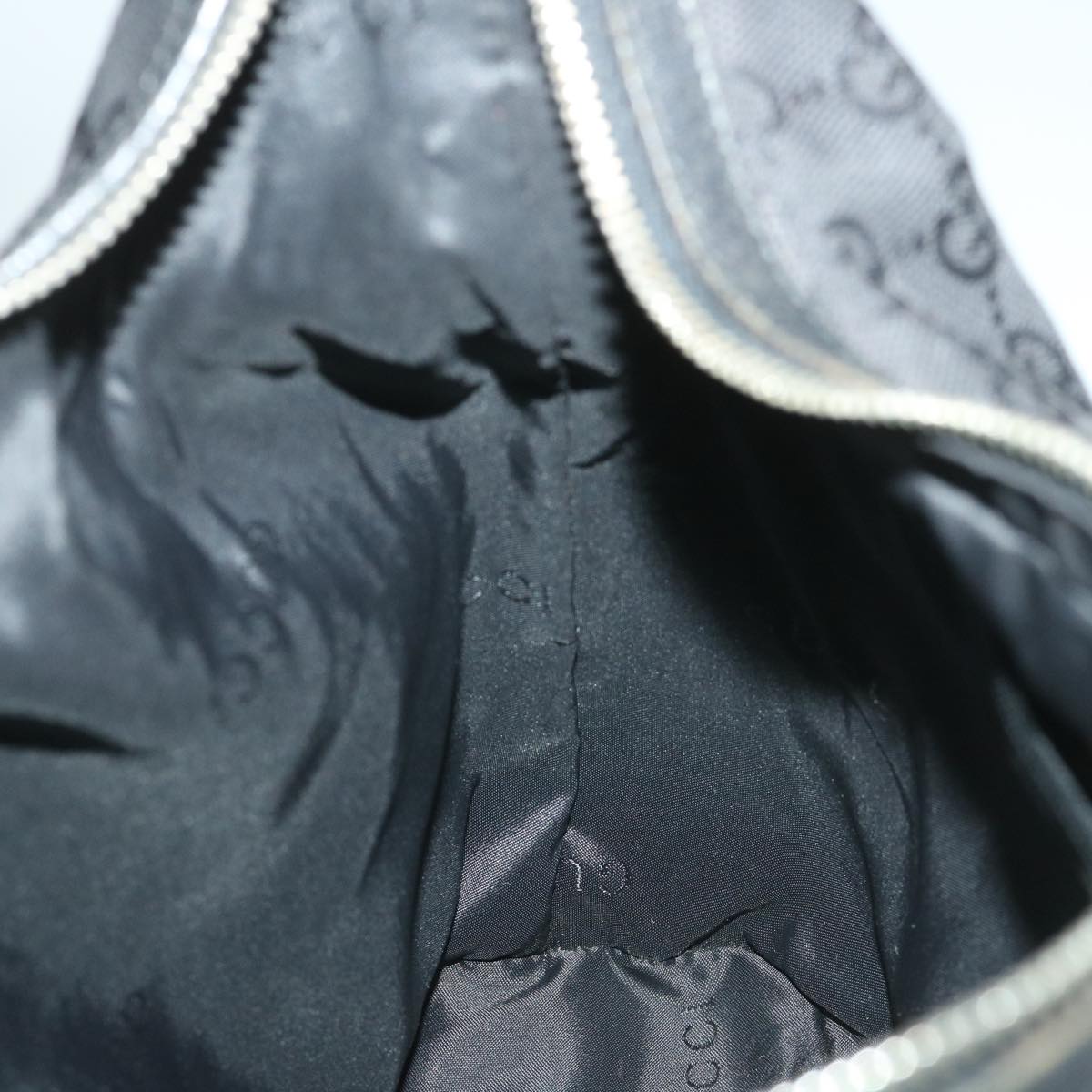 GUCCI GG Canvas Shoulder Bag Black 001 3814 yk9078