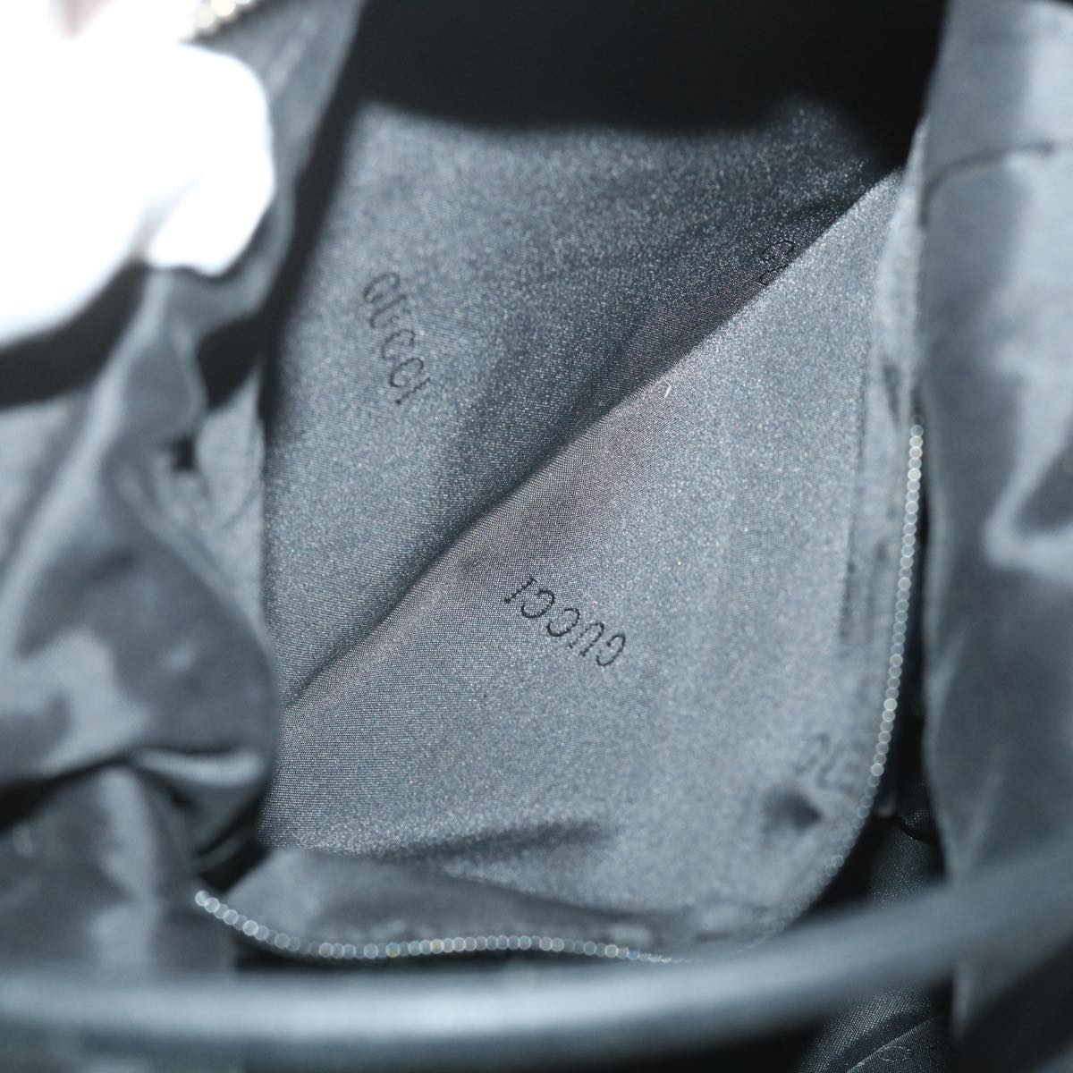 GUCCI GG Canvas Shoulder Bag Black 001 3814 yk9078
