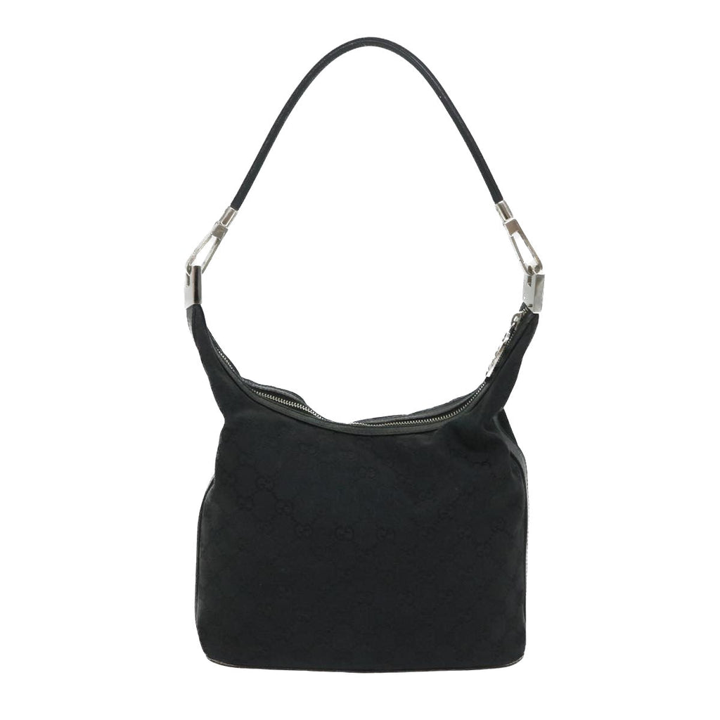 GUCCI GG Canvas Shoulder Bag Black 001 3814 yk9078