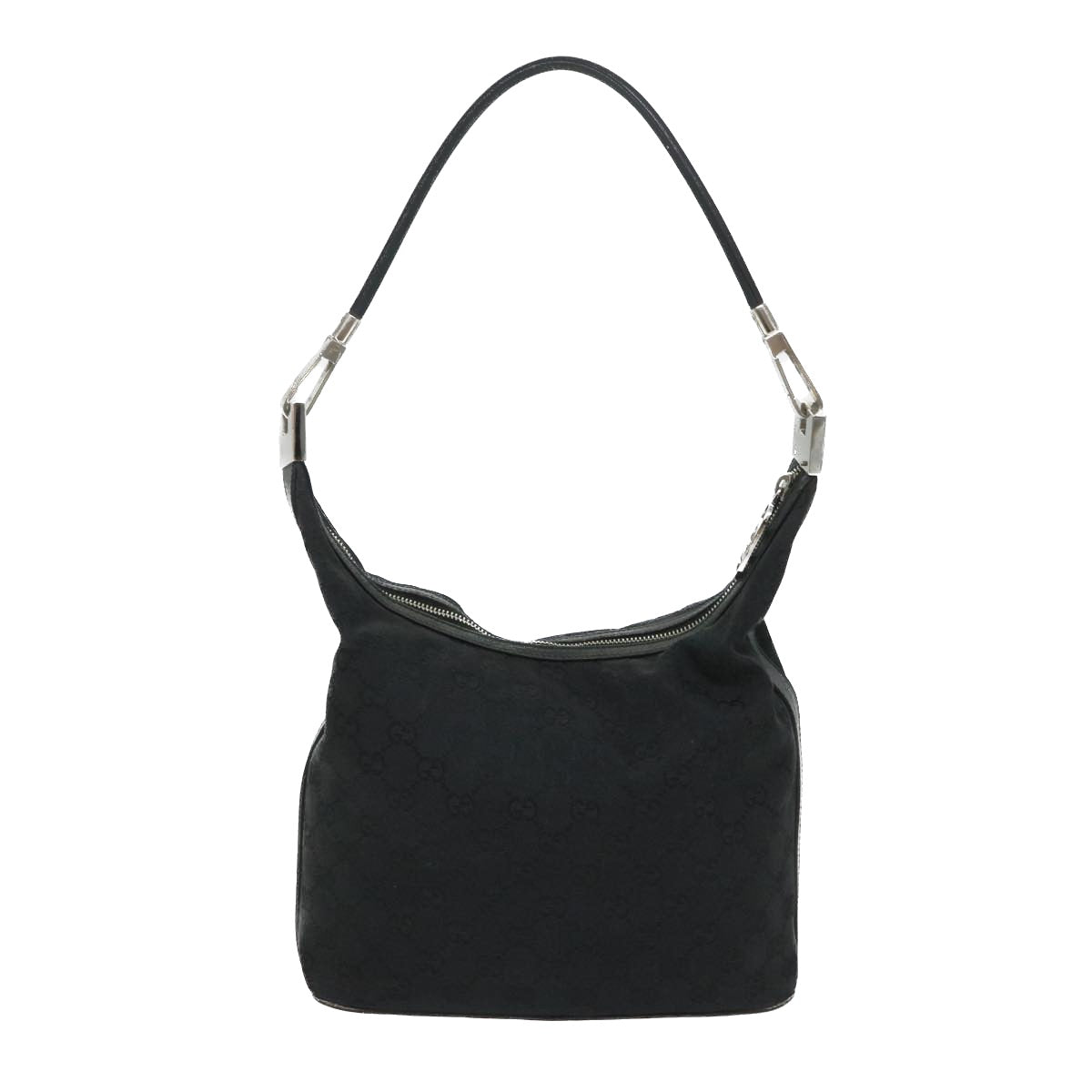GUCCI GG Canvas Shoulder Bag Black 001 3814 yk9078