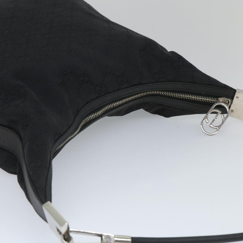 GUCCI GG Canvas Shoulder Bag Black 001 3814 yk9078