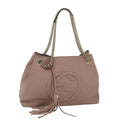 GUCCI Soho Chain Shoulder Bag Leather Pink 308982 yk9135