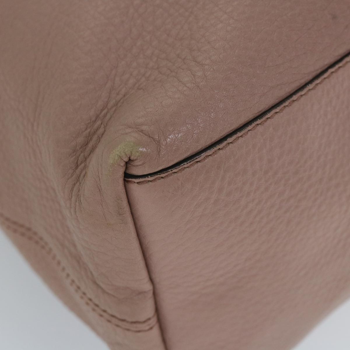 GUCCI Soho Chain Shoulder Bag Leather Pink 308982 yk9135
