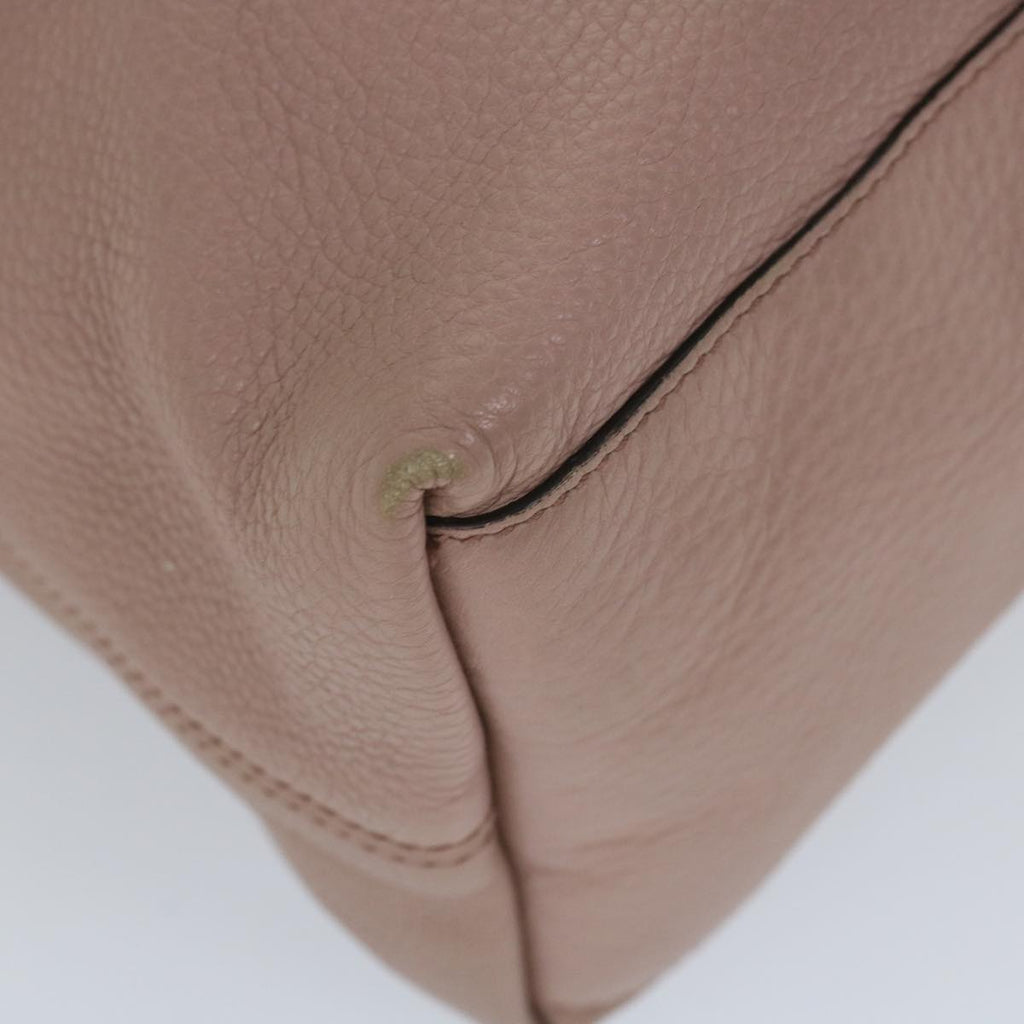 GUCCI Soho Chain Shoulder Bag Leather Pink 308982 yk9135