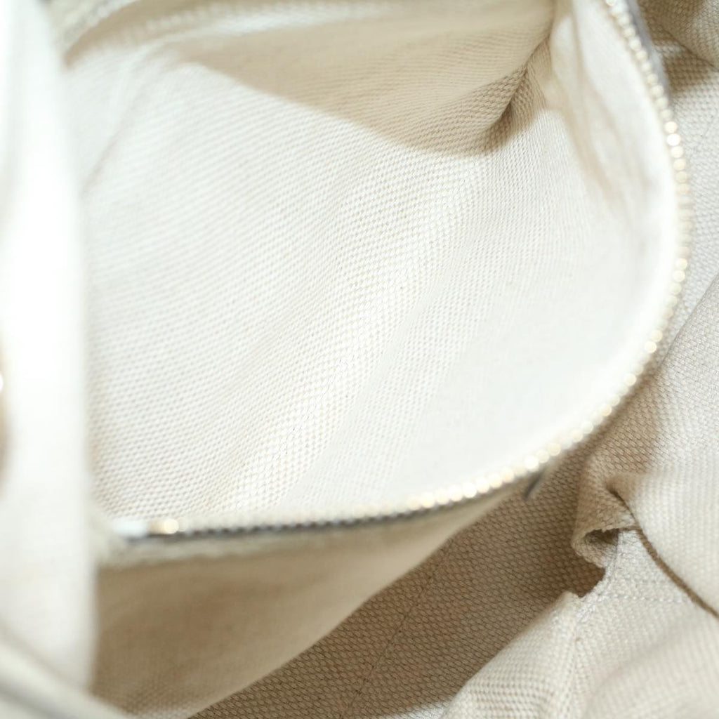 GUCCI Soho Hand Bag Leather 2way White 336751 yk9136