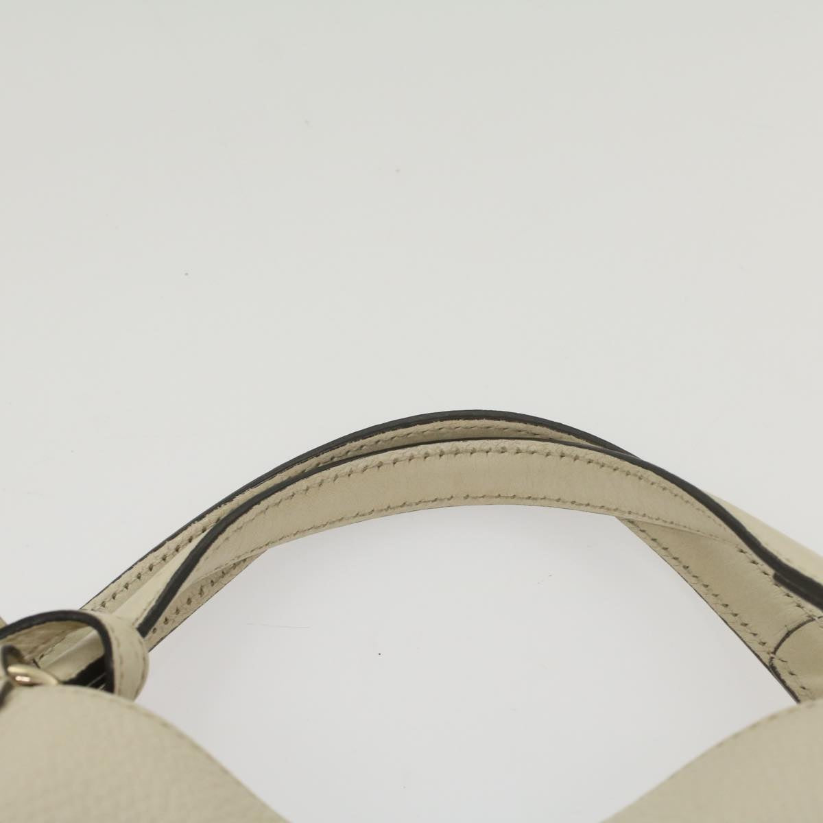 GUCCI Soho Hand Bag Leather 2way White 336751 yk9136