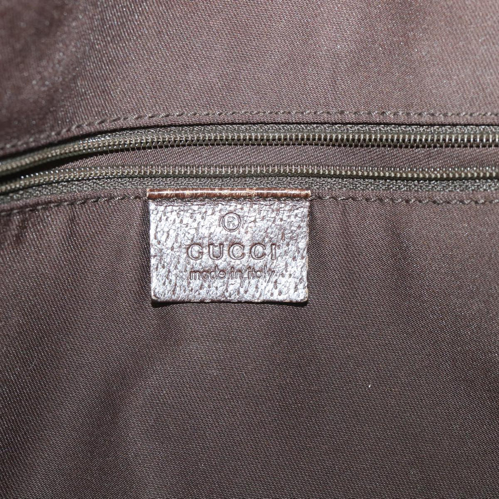 GUCCI GG Canvas Web Sherry Line Tote Bag Beige Red Green 145810 yk9155