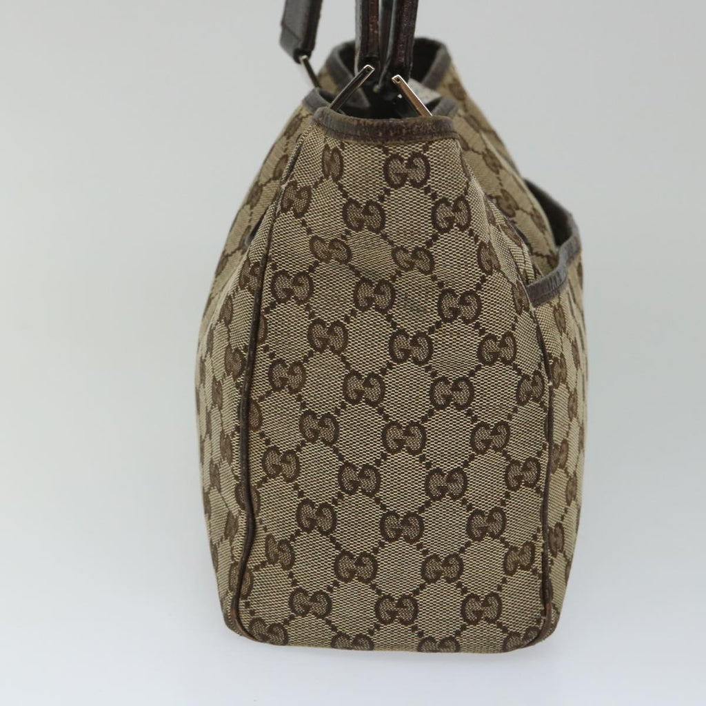 GUCCI GG Canvas Web Sherry Line Tote Bag Beige Red Green 145810 yk9155