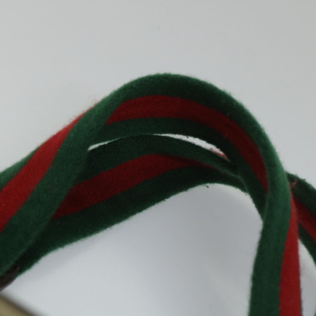 GUCCI GG Canvas Web Sherry Line Tote Bag Beige Red Green 145810 yk9155