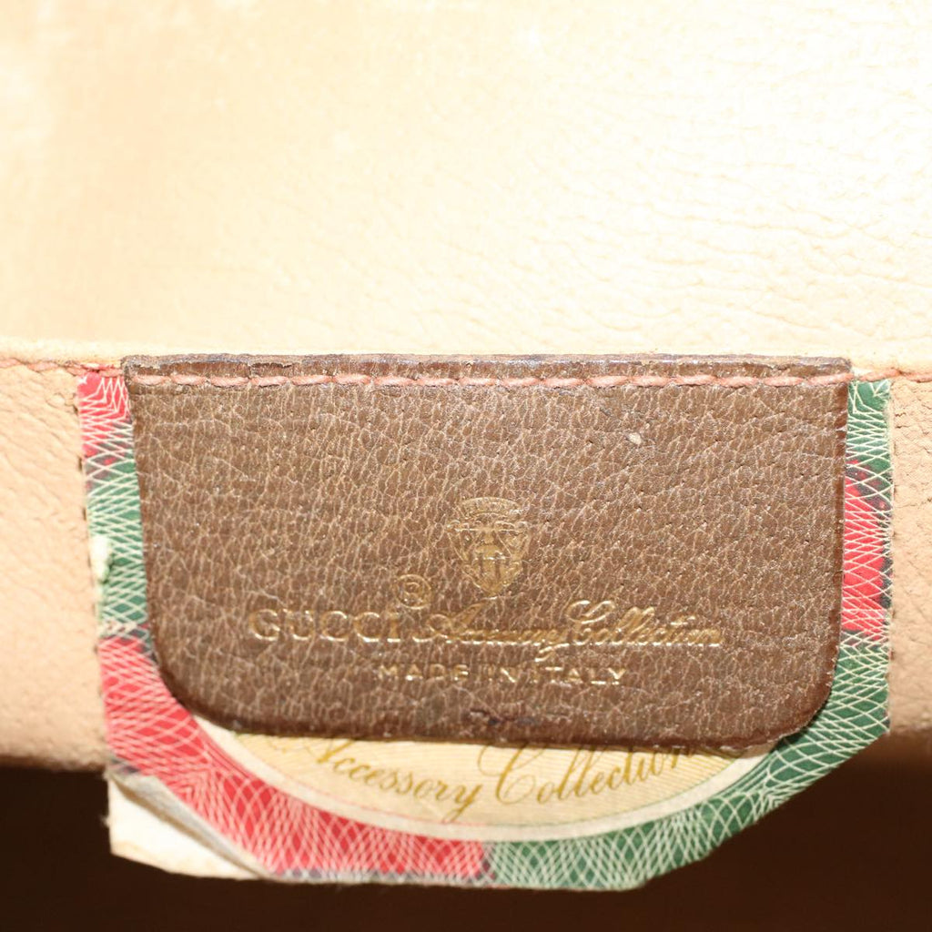 GUCCI GG Supreme Web Sherry Line Clutch Bag Beige Red 89 01 031 yk9173