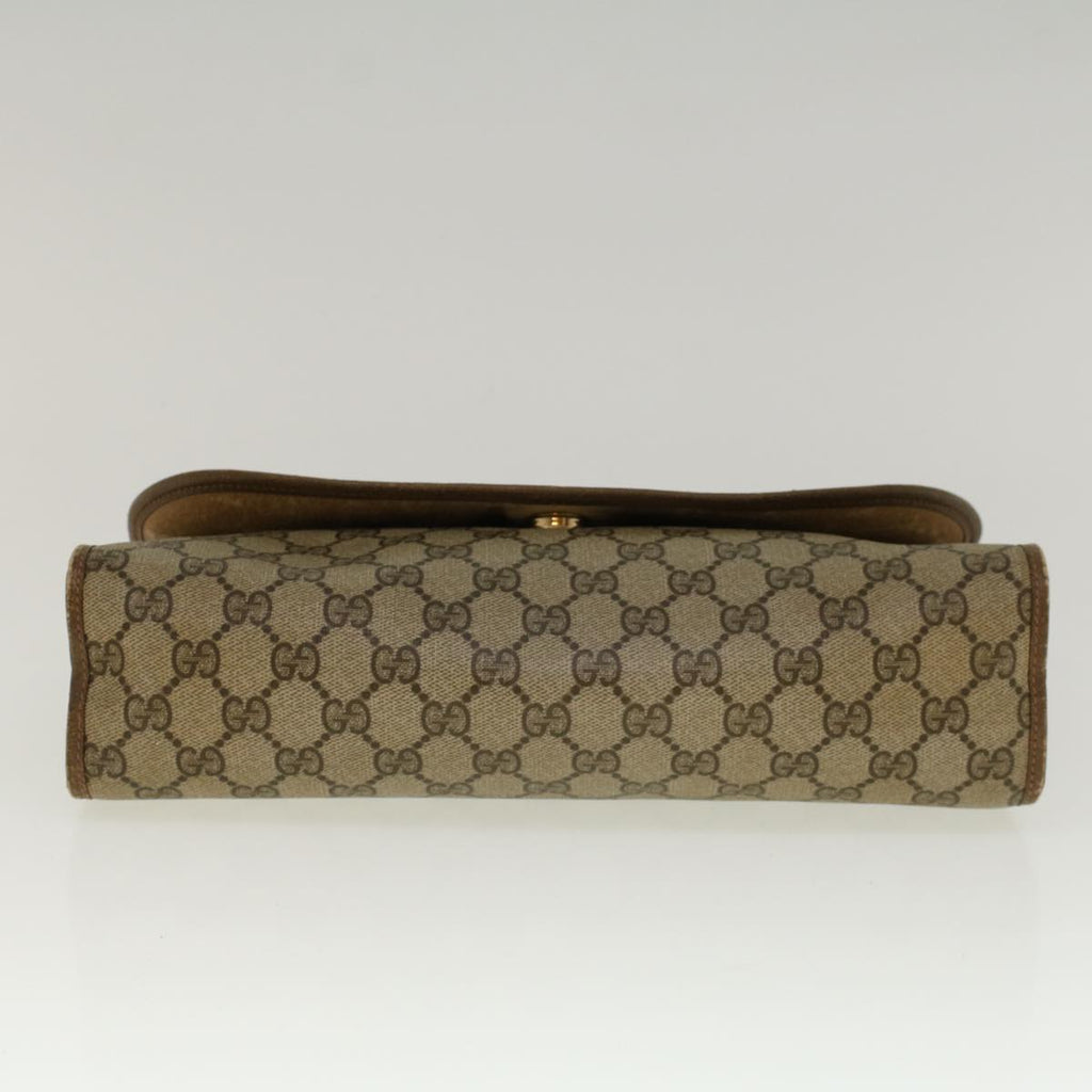 GUCCI GG Supreme Web Sherry Line Clutch Bag Beige Red 89 01 031 yk9173