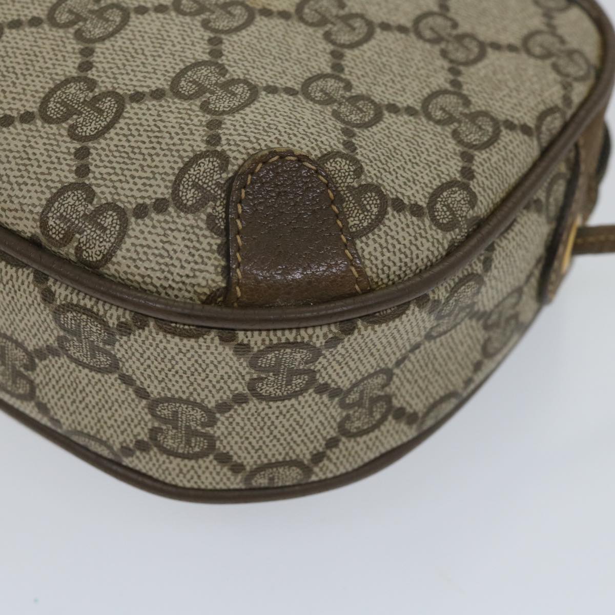 GUCCI GG Supreme Web Sherry Line Shoulder Bag Red Beige 89 02 066 yk9197