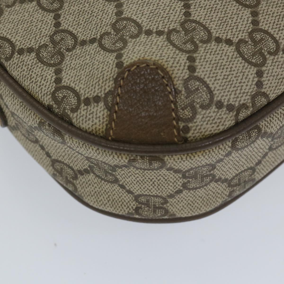 GUCCI GG Supreme Web Sherry Line Shoulder Bag Red Beige 89 02 066 yk9197