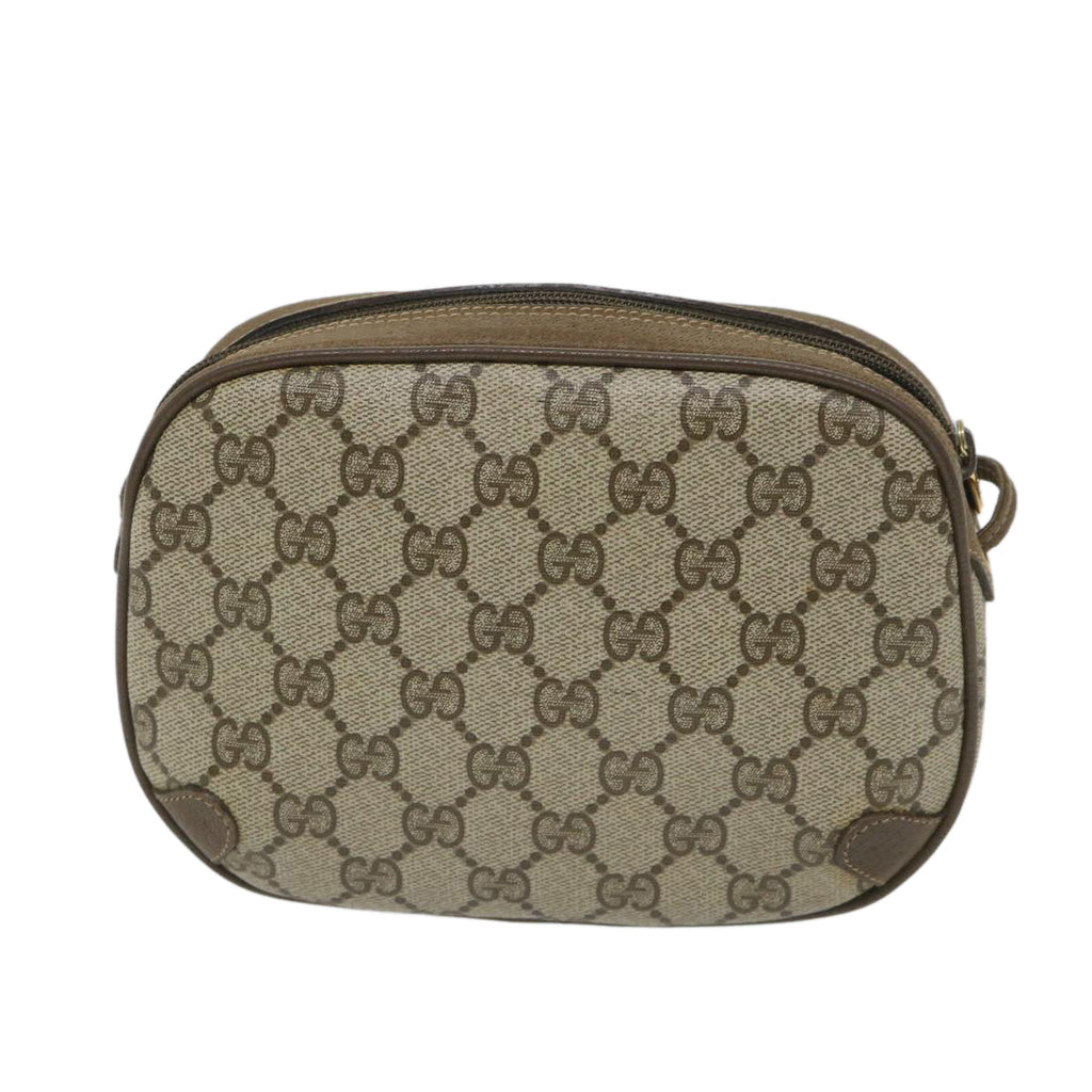 GUCCI GG Supreme Web Sherry Line Shoulder Bag Red Beige 89 02 066 yk9197