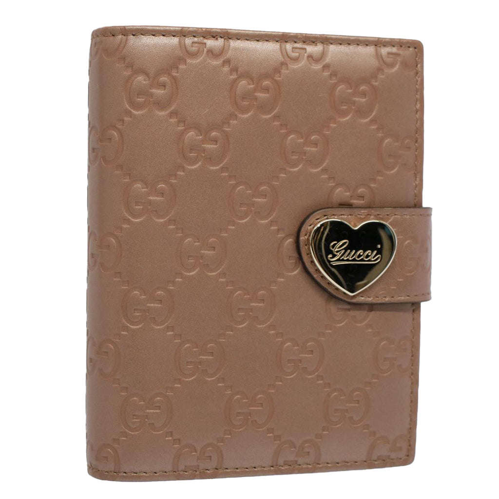GUCCI GG Canvas Guccissima Day Planner Cover Pink 245946 yk9203