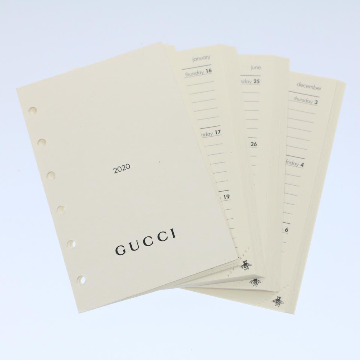 GUCCI GG Canvas Guccissima Day Planner Cover Pink 245946 yk9203