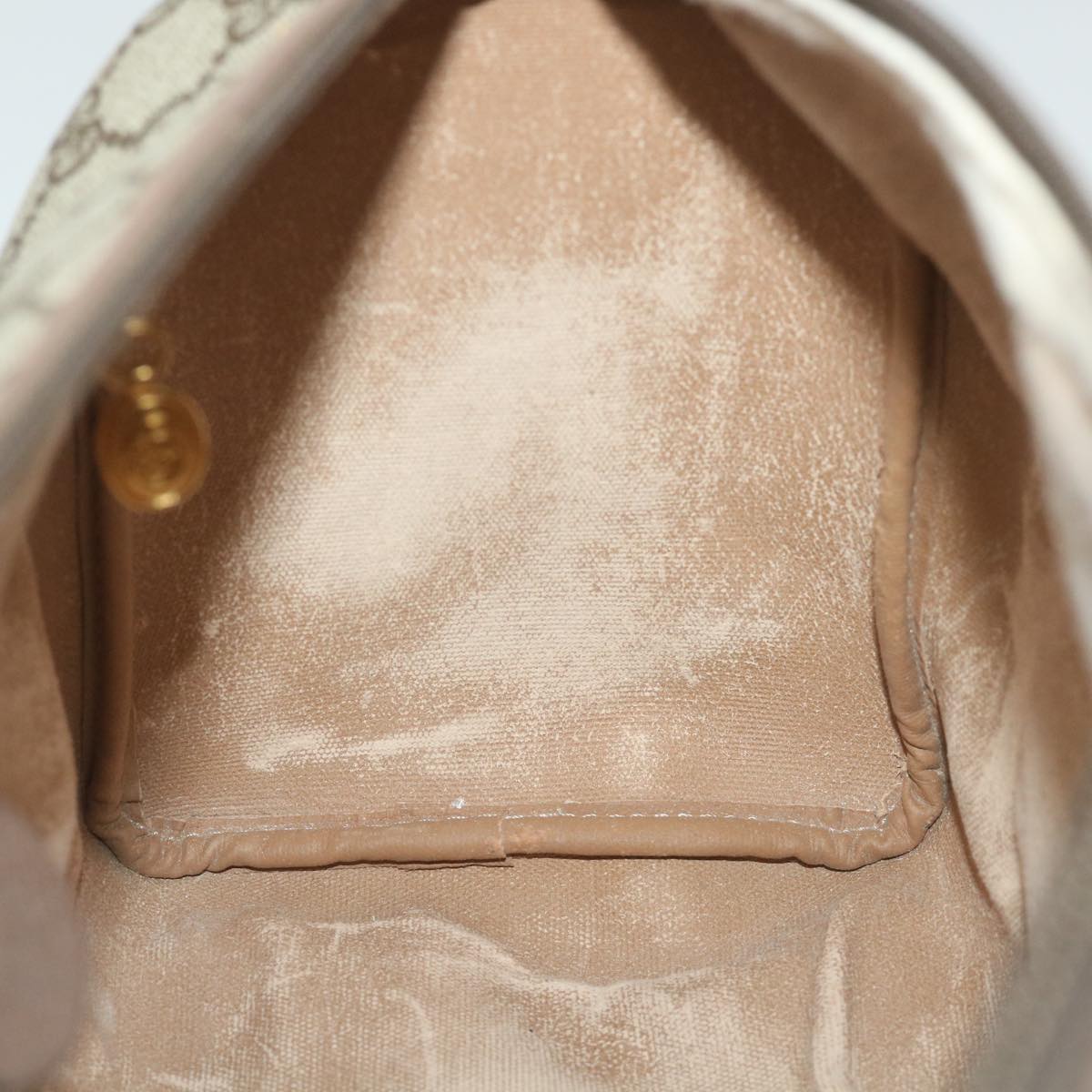 GUCCI GG Supreme Boston Bag PVC Leather Beige 002 123 6842 yk9238