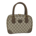 GUCCI GG Supreme Hand Bag PVC Leather Beige 000 58 090 yk9250