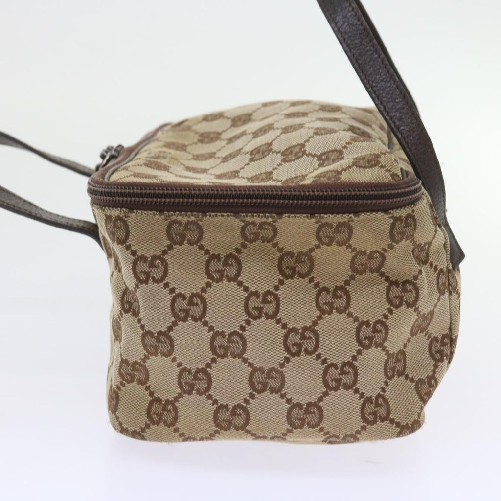 GUCCI GG Canvas Hand Bag Beige 124540 yk9253