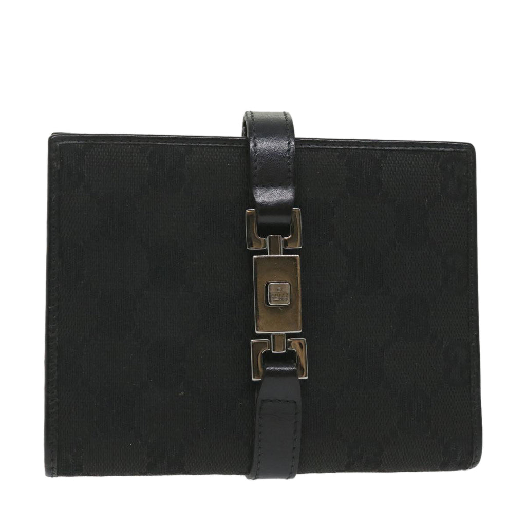 GUCCI GG Canvas Jackie Day Planner Cover Black 29966 yk9257