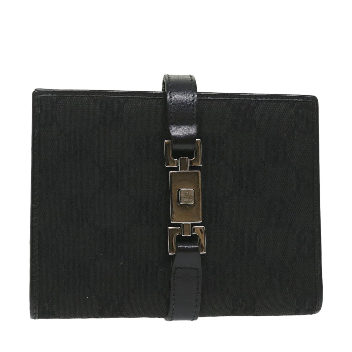 GUCCI GG Canvas Jackie Day Planner Cover Black 29966 yk9257
